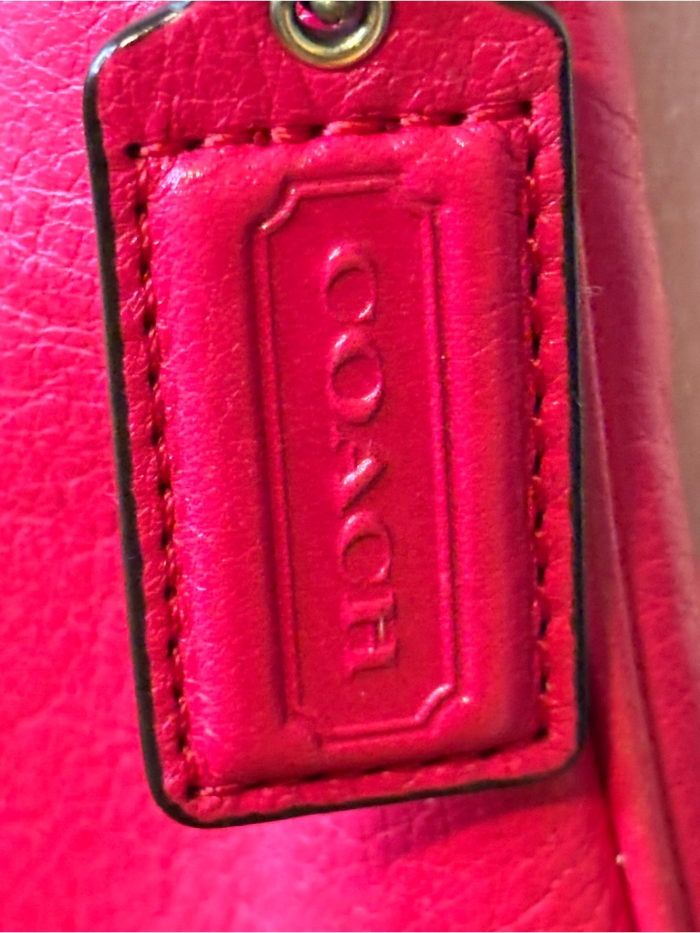 Coach Madison Pink Leather Crossbody Bag Gold Hardware - Picture 9 of 13